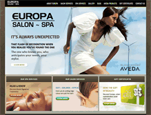 Tablet Screenshot of europa-spa.ca